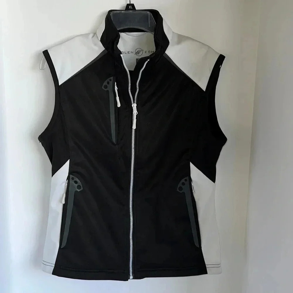Glen Echo Golf, Ladies Size Medium, Zip Up With Pockets, Golf Vest